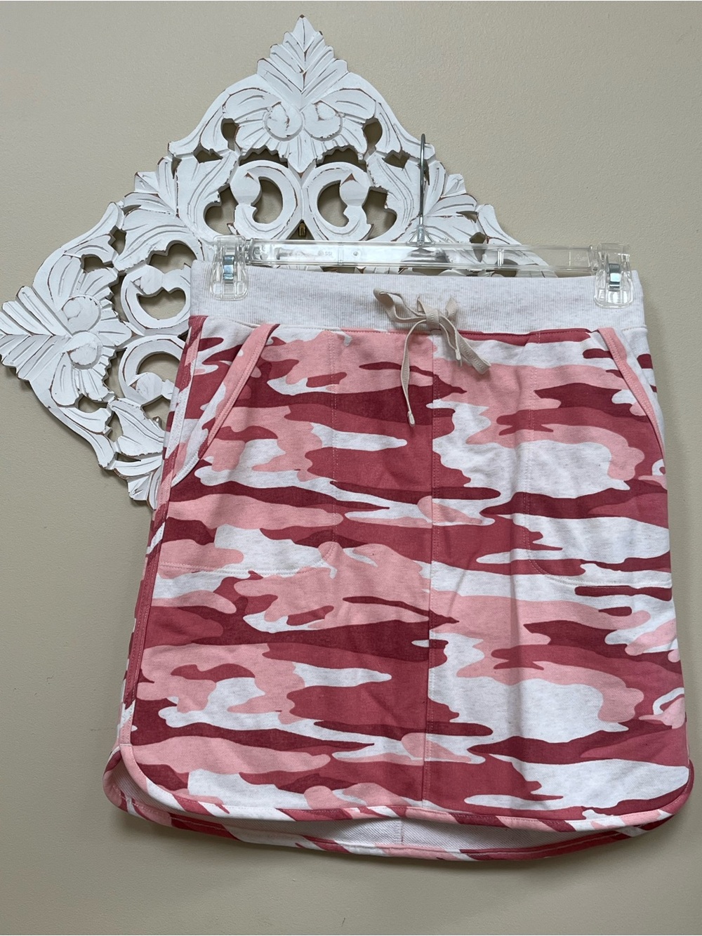 T By Talbots Pink Camouflage Skirt